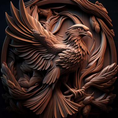 3D model phoenix (STL)